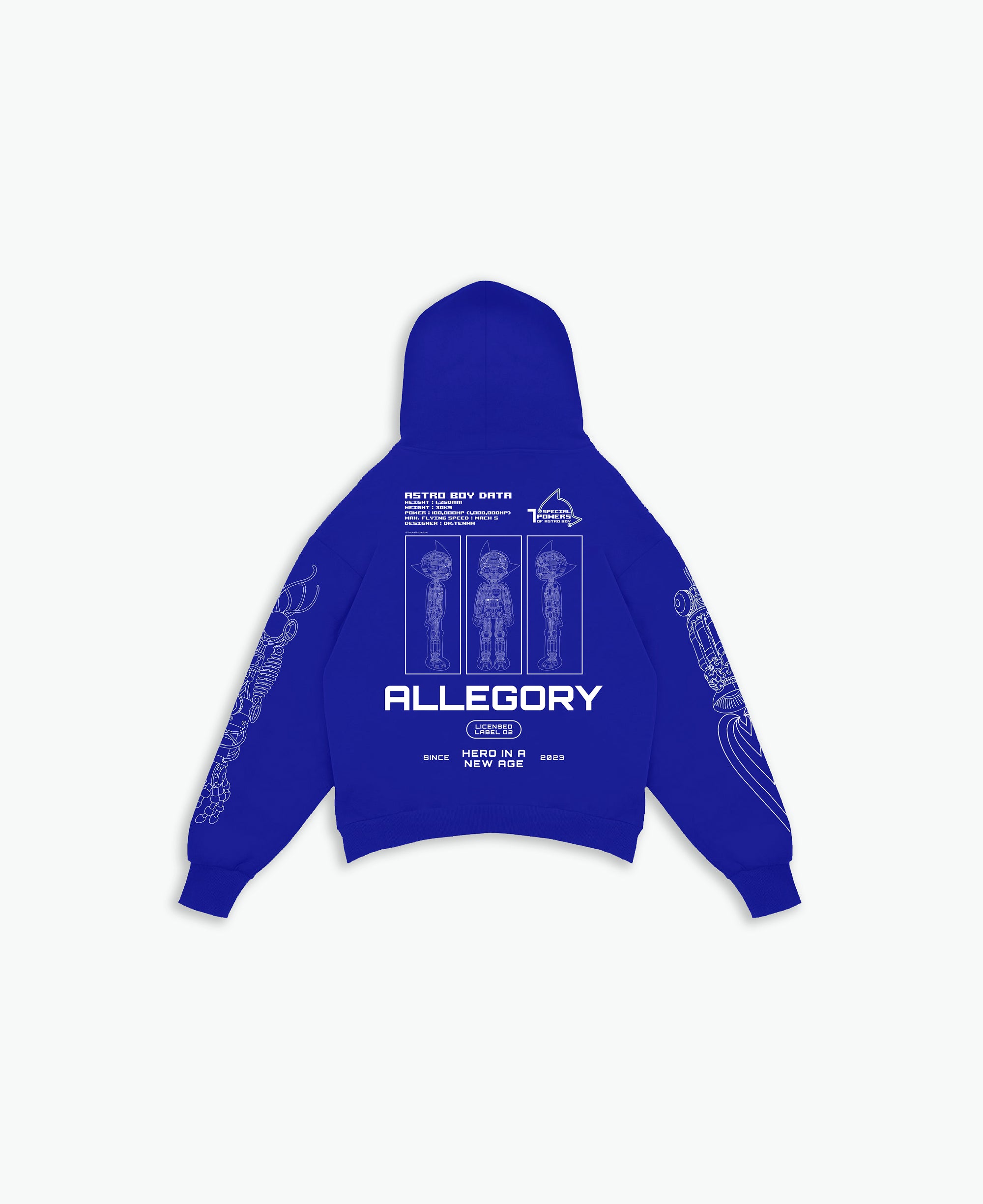 Hero In A New Age Hoodie For Astro Boy / Cobalt Blue – Allegory House