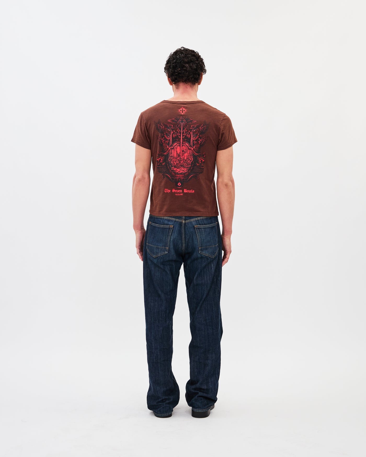 Seven Bowls Heritage Tee / Washed Coffee