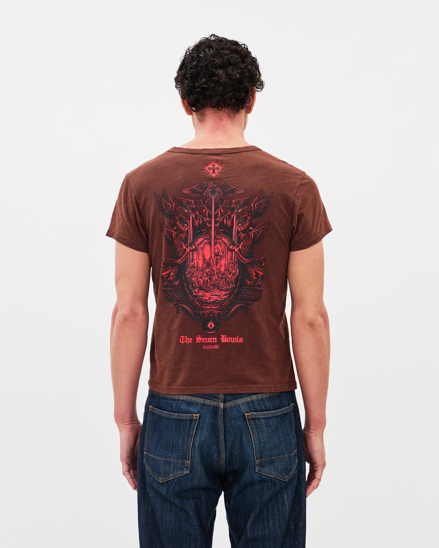 Seven Bowls Heritage Tee / Washed Coffee