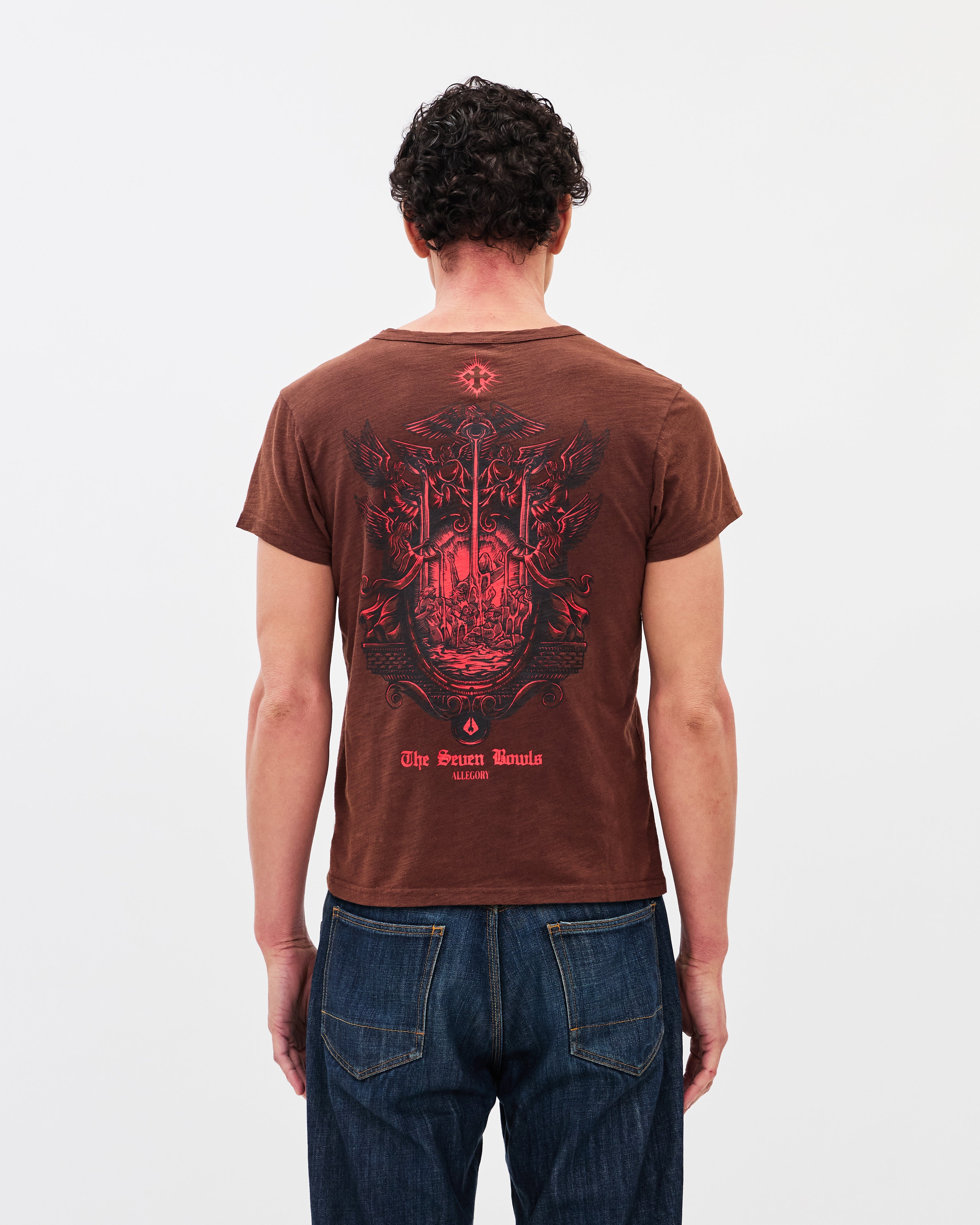 Seven Bowls Classic Tee / Washed Coffee-6