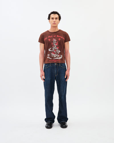 Fall of Babylon Heritage Tee / Washed Coffee