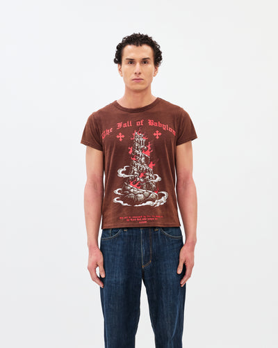 Fall of Babylon Classic Tee / Washed Coffee