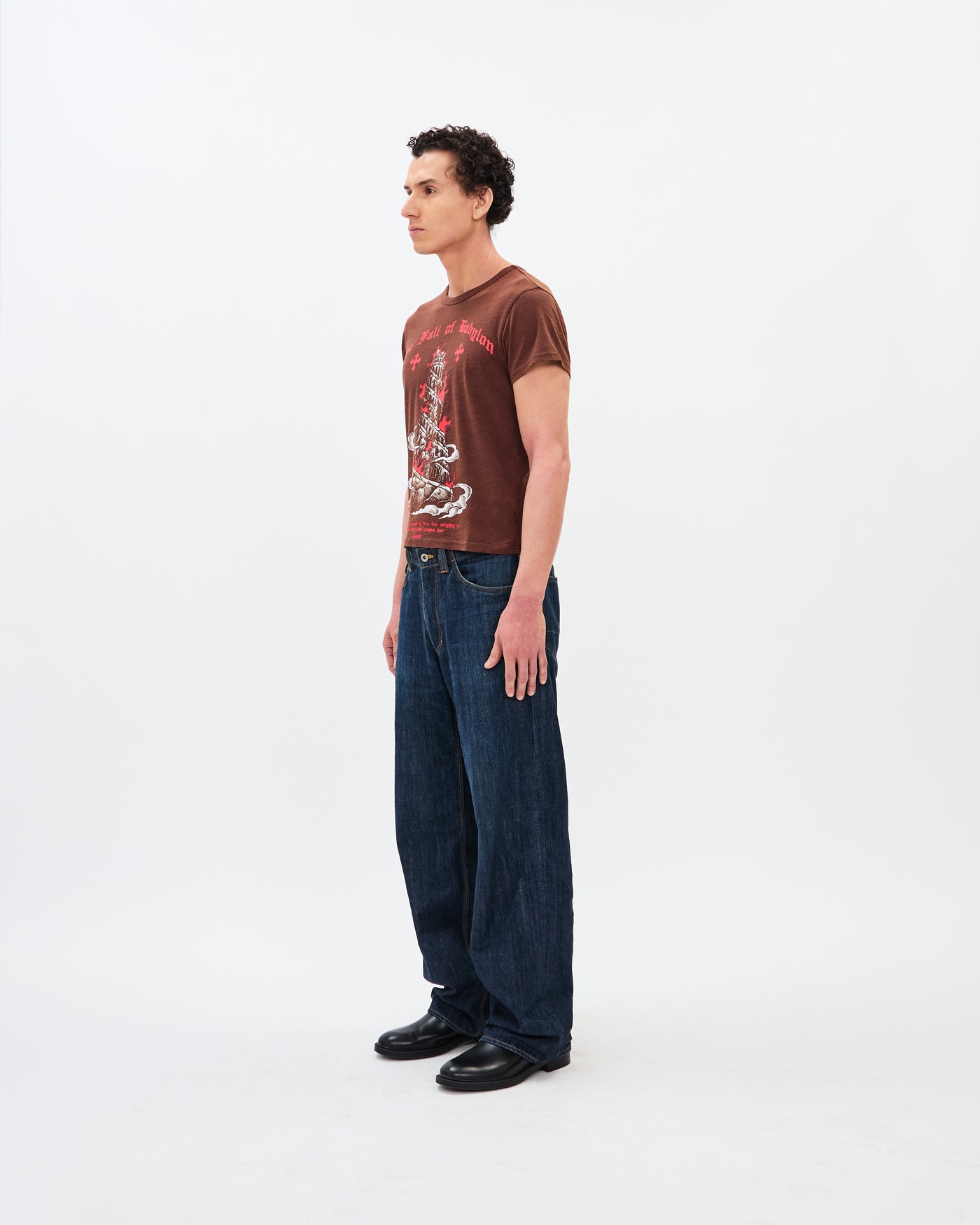 Fall of Babylon Heritage Tee / Washed Coffee