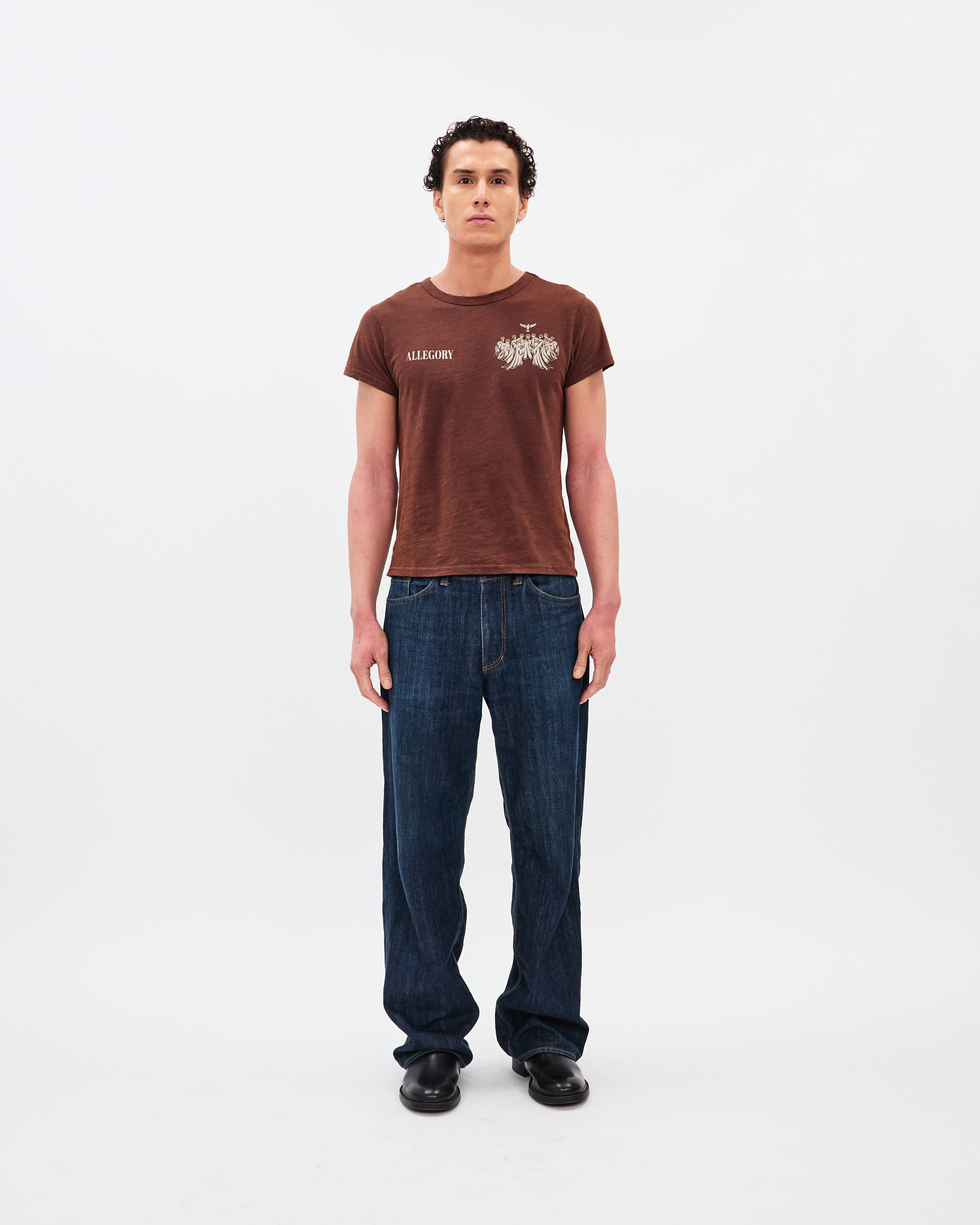 Saved by Grace Classic Tee / Washed Coffee-3