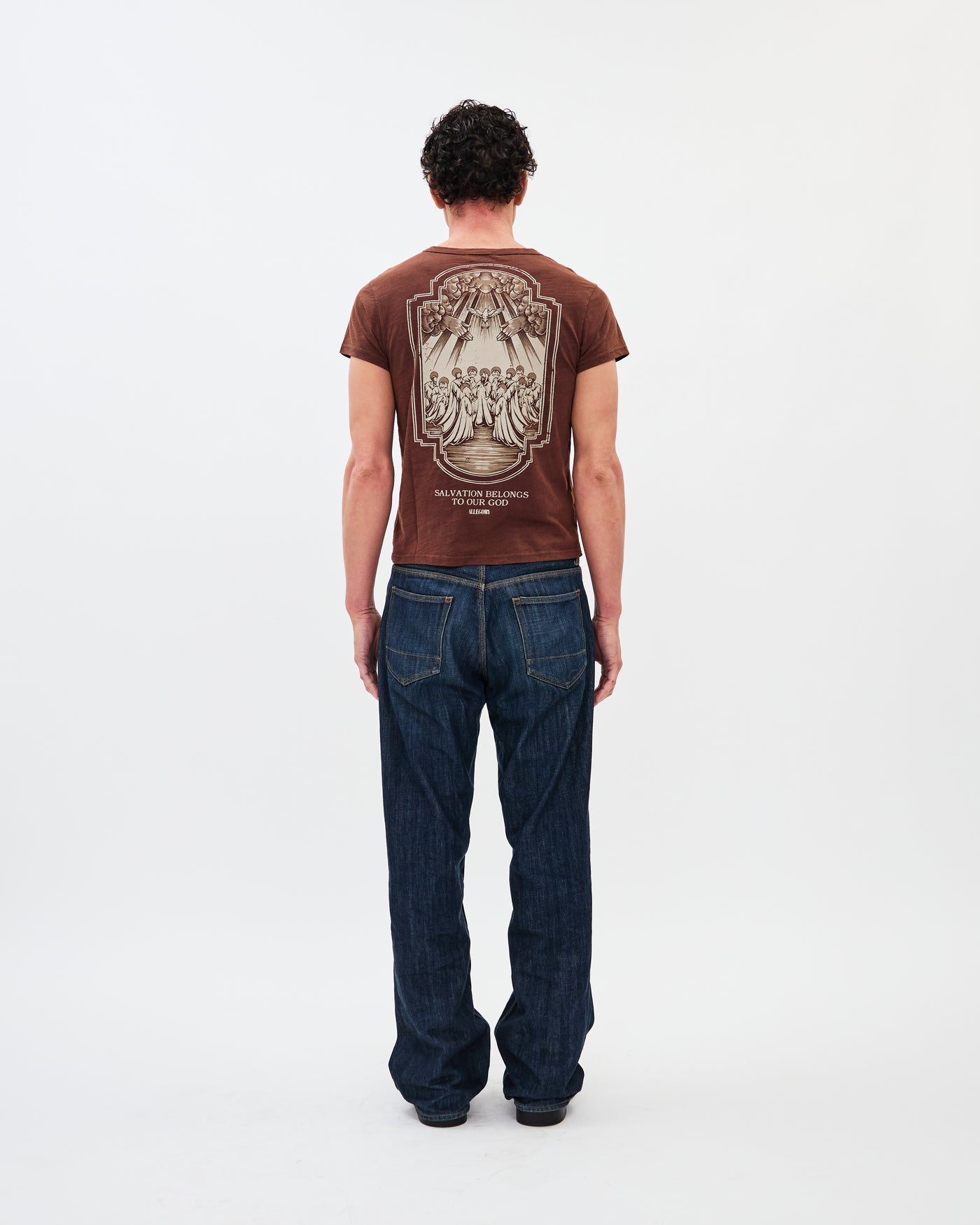 Saved by Grace Heritage Tee / Washed Coffee