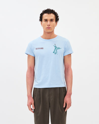 Seven Trumpets Heritage Tee / Cloud Blue