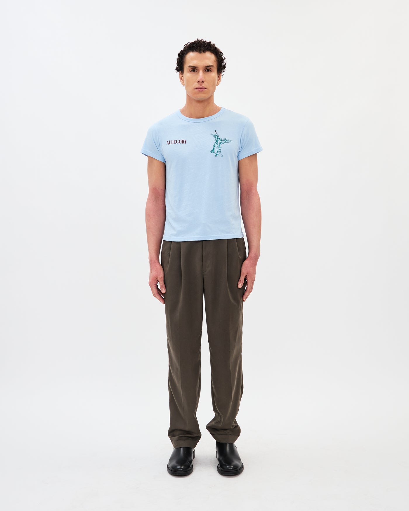 Seven Trumpets Heritage Tee / Cloud Blue