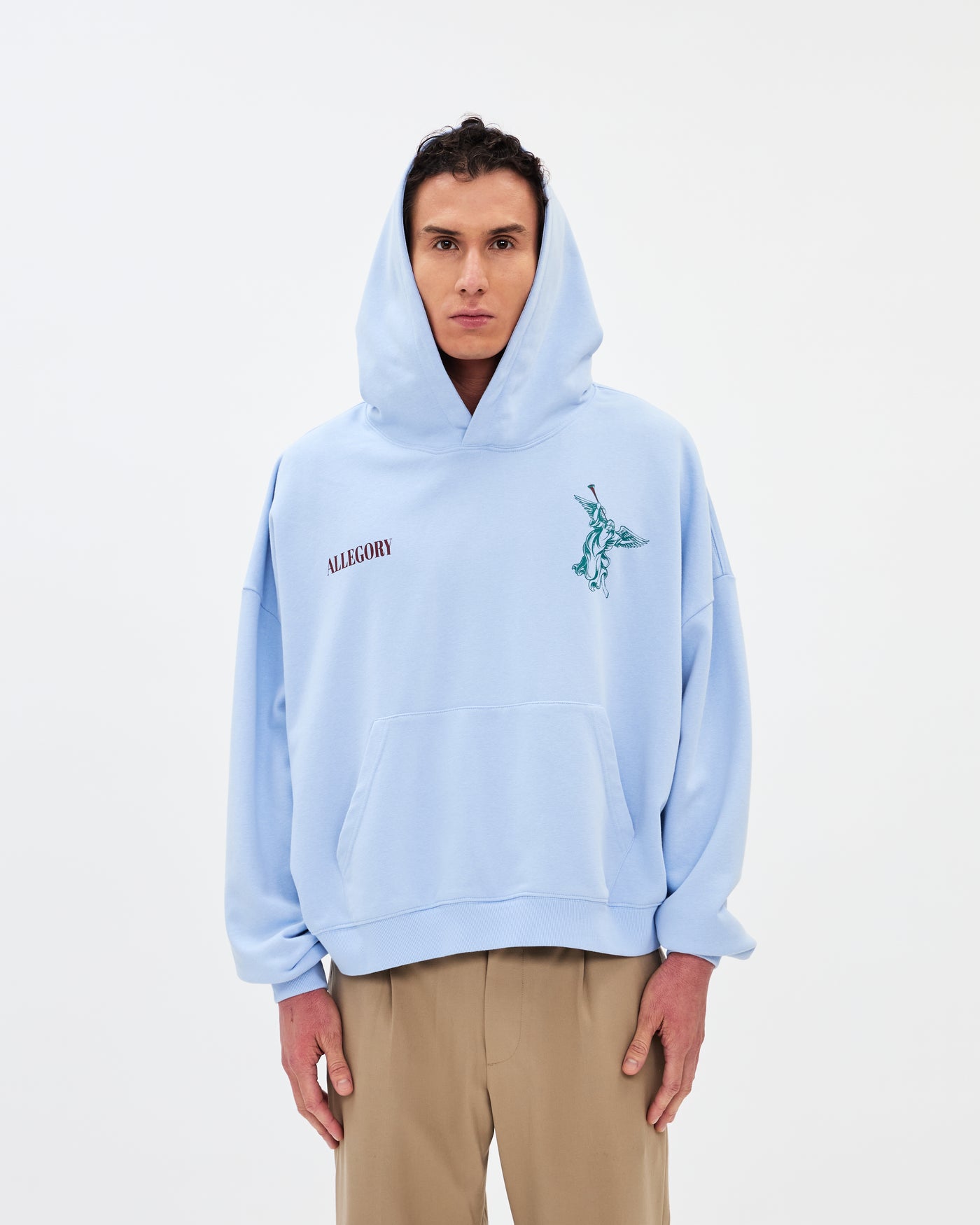 Seven Trumpets Hoodie / Cloud Blue