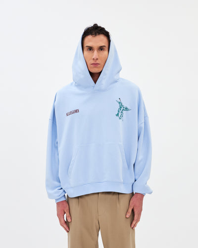Seven Trumpets Hoodie / Cloud Blue