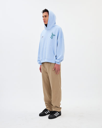 Seven Trumpets Hoodie / Cloud Blue
