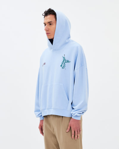 Seven Trumpets Hoodie / Cloud Blue