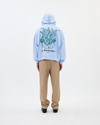 Seven Trumpets Hoodie / Cloud Blue