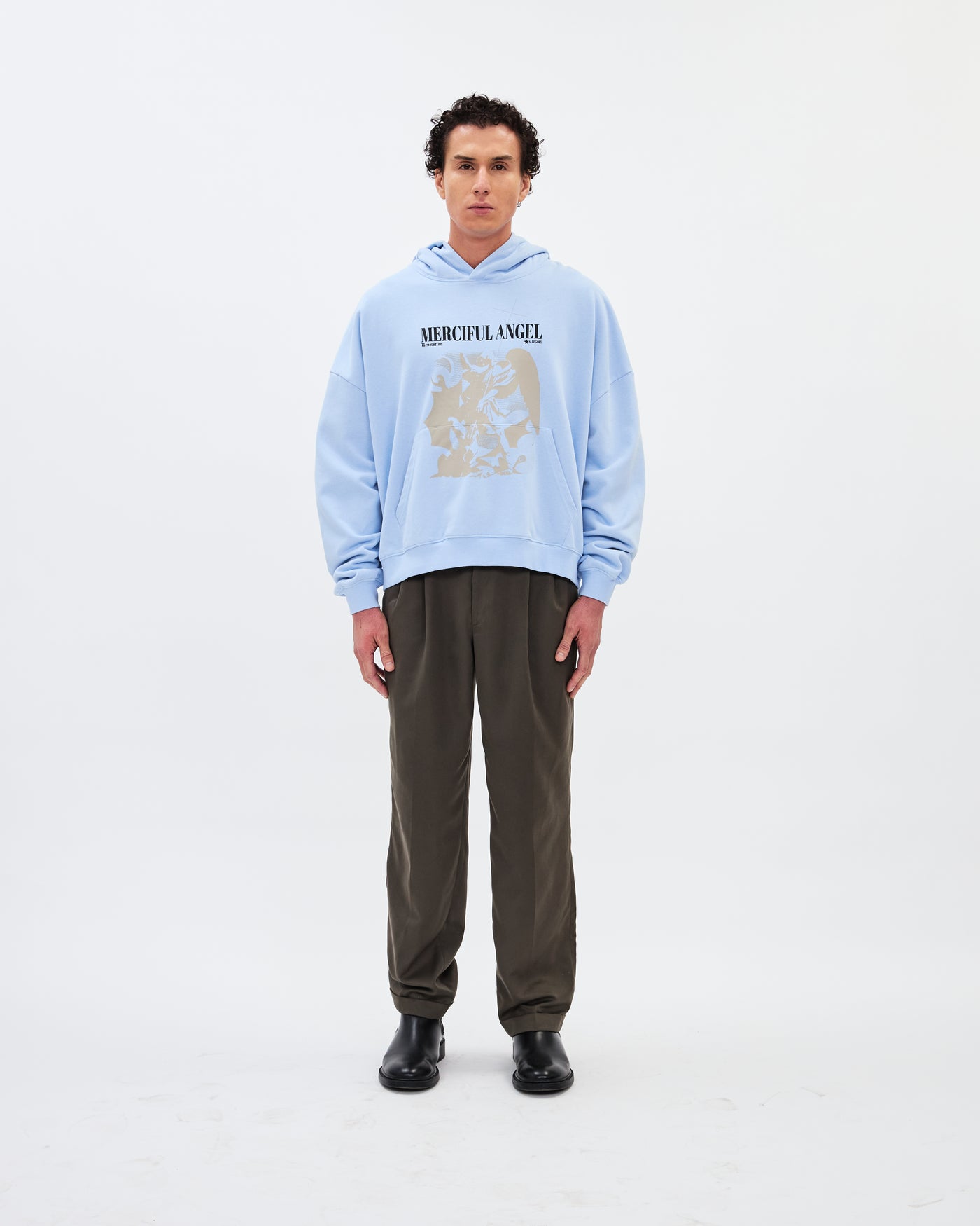 Merciful Angel Hoodie / Cloud Blue
