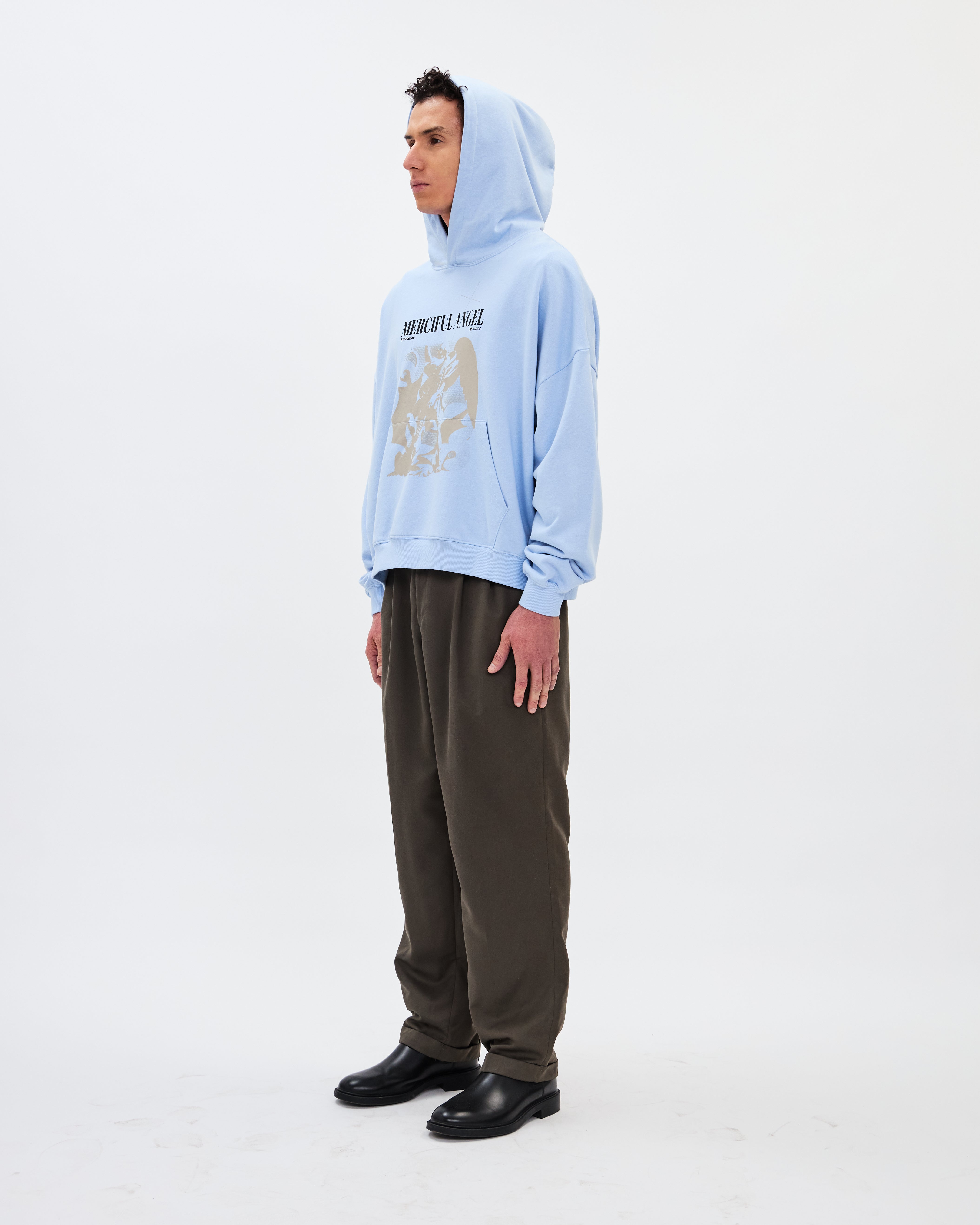 Merciful Angel Hoodie / Cloud Blue-3