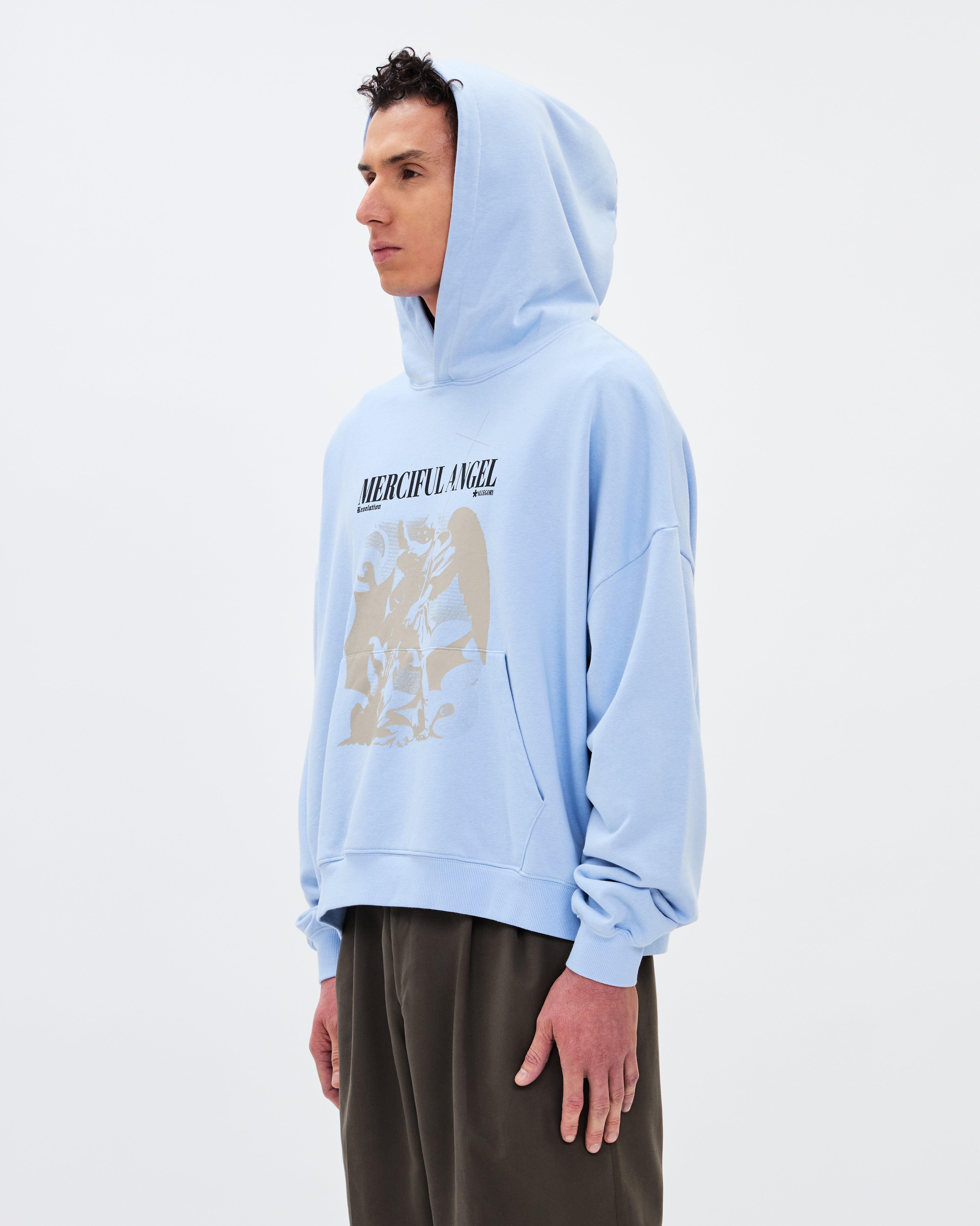 Merciful Angel Hoodie / Cloud Blue-6