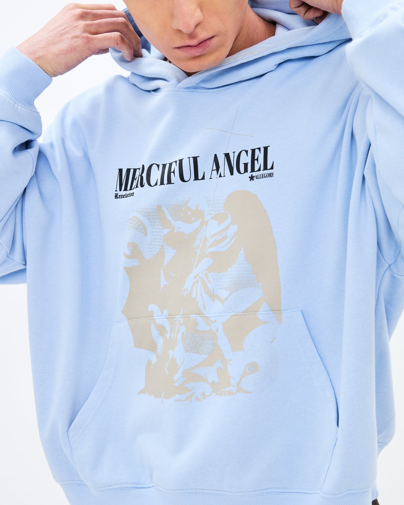 Merciful Angel Hoodie / Cloud Blue