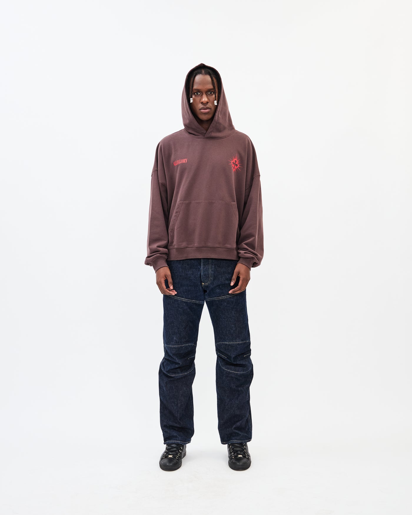 The Seven Bowls Hoodie / Washed Brown