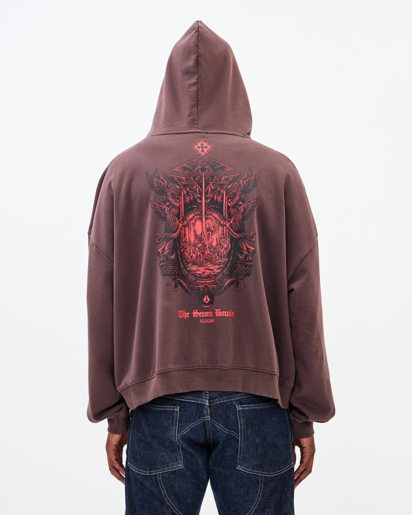 The Seven Bowls Hoodie / Washed Brown
