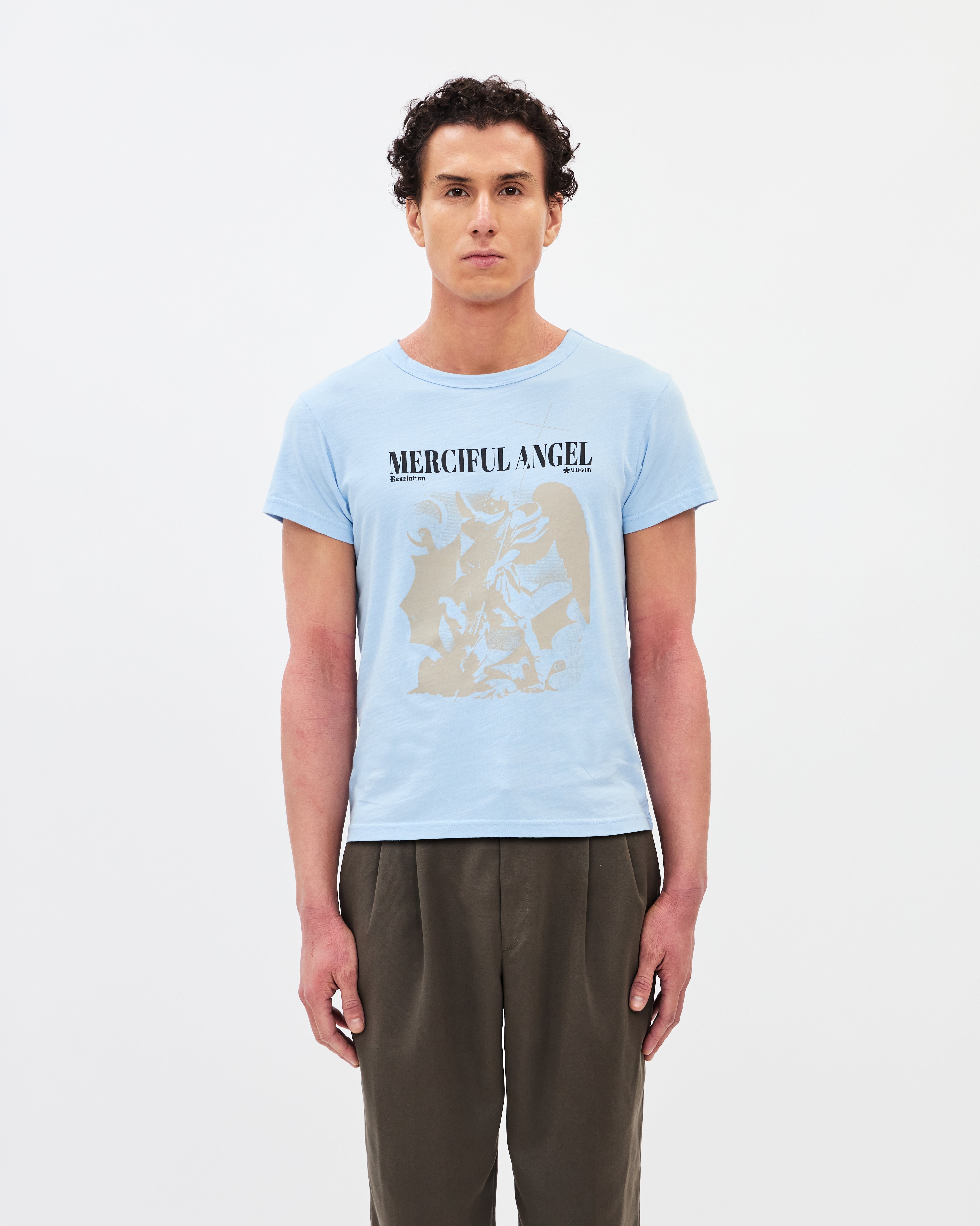 Merciful Angel Classic Tee / Cloud Blue-5