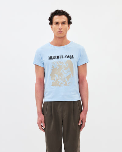 Merciful Angel Heritage Tee / Cloud Blue
