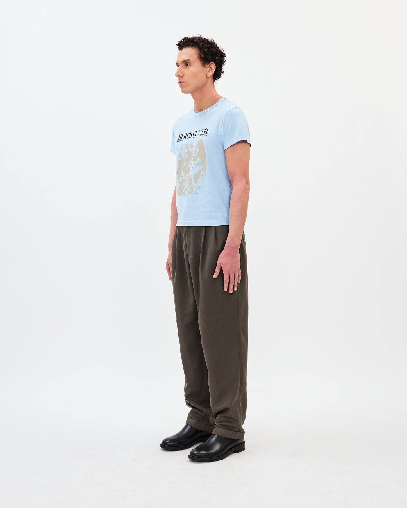 Merciful Angel Heritage Tee / Cloud Blue