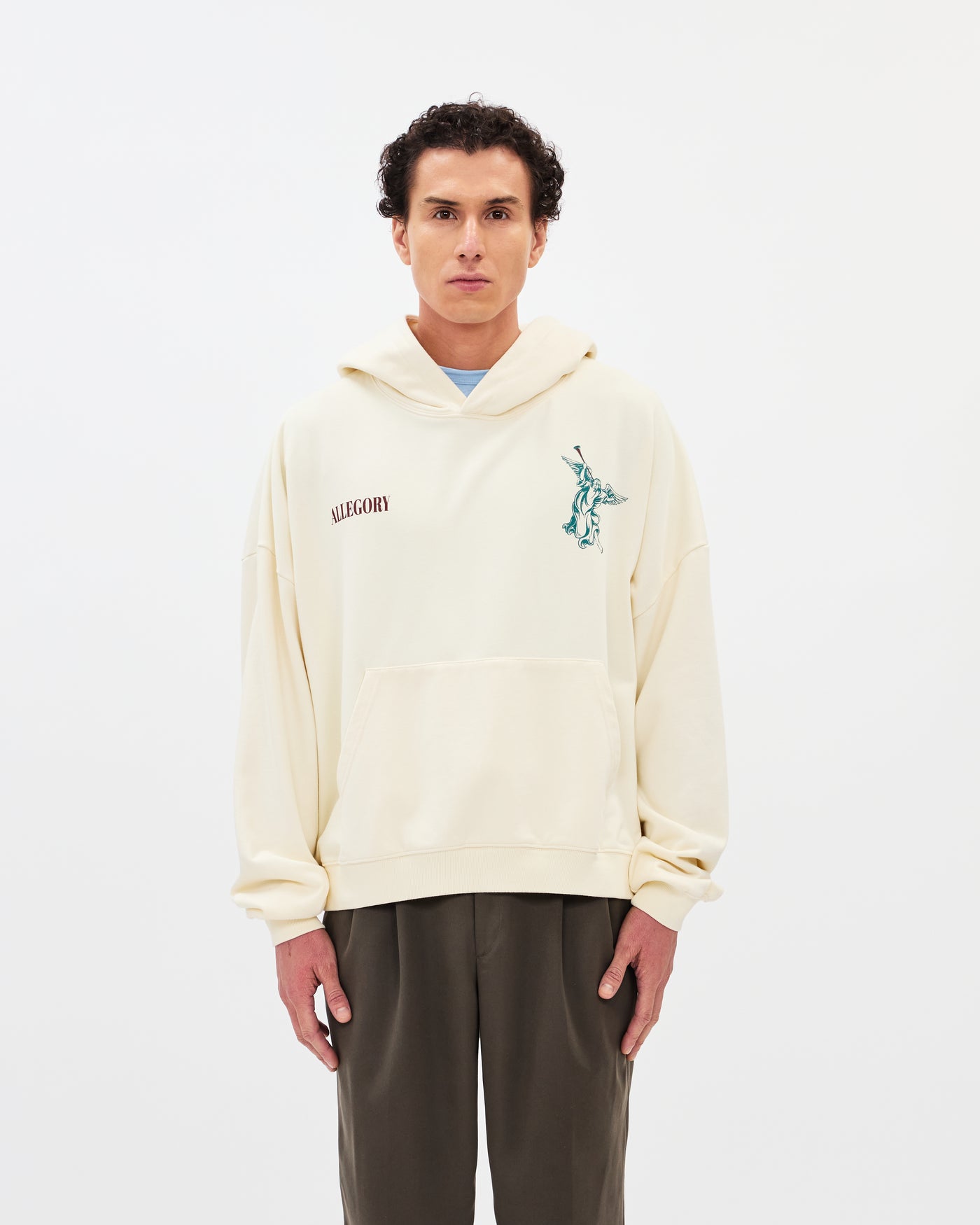 Seven Trumpets Hoodie / Creme