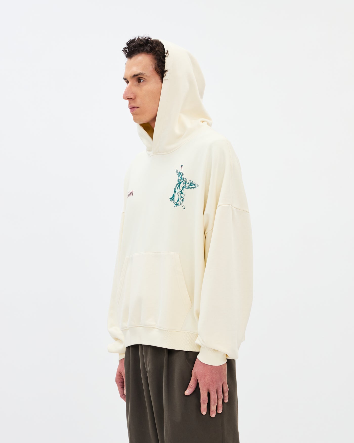 Seven Trumpets Hoodie / Creme