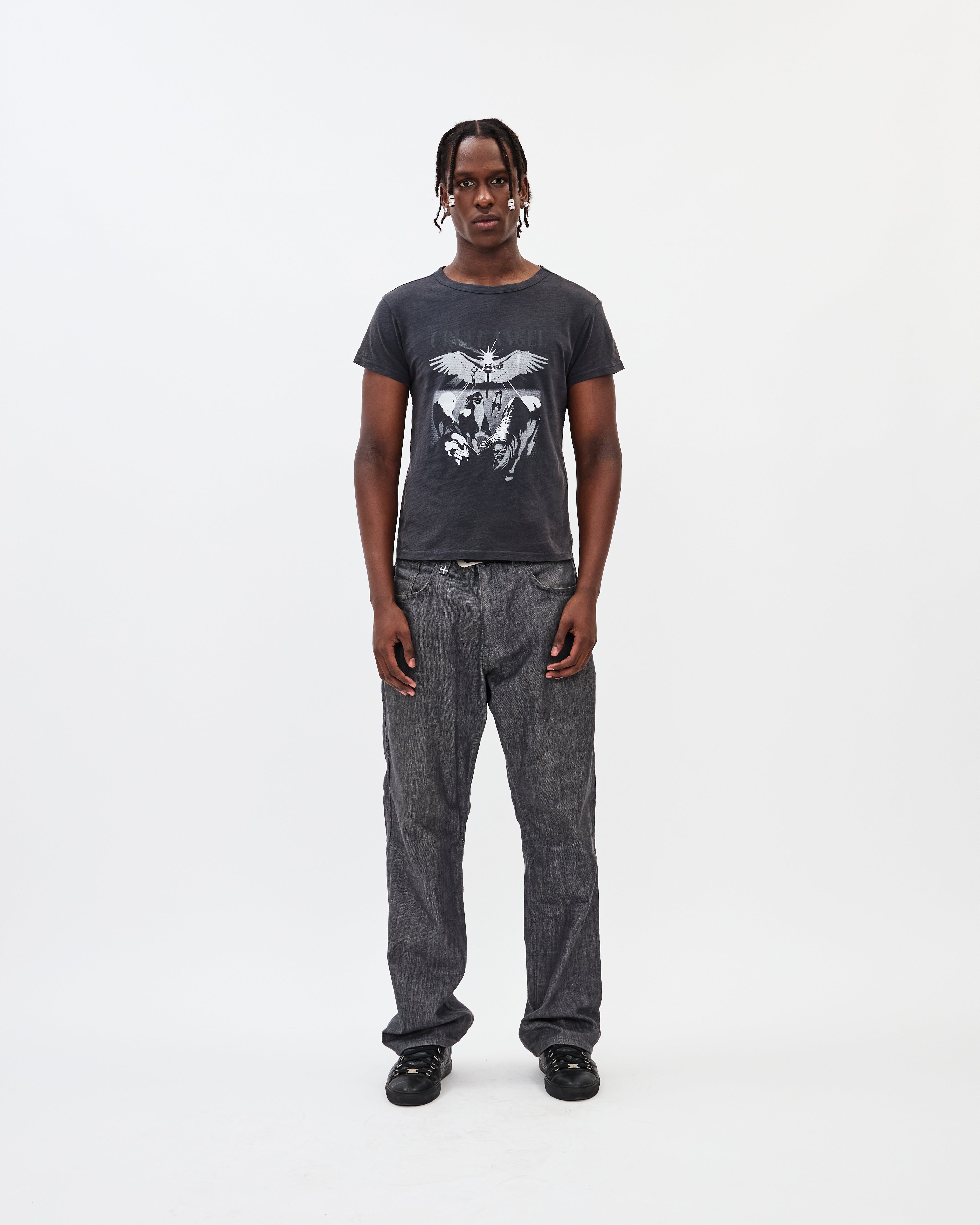 Cruel Angel Classic Tee / Washed Grey-2
