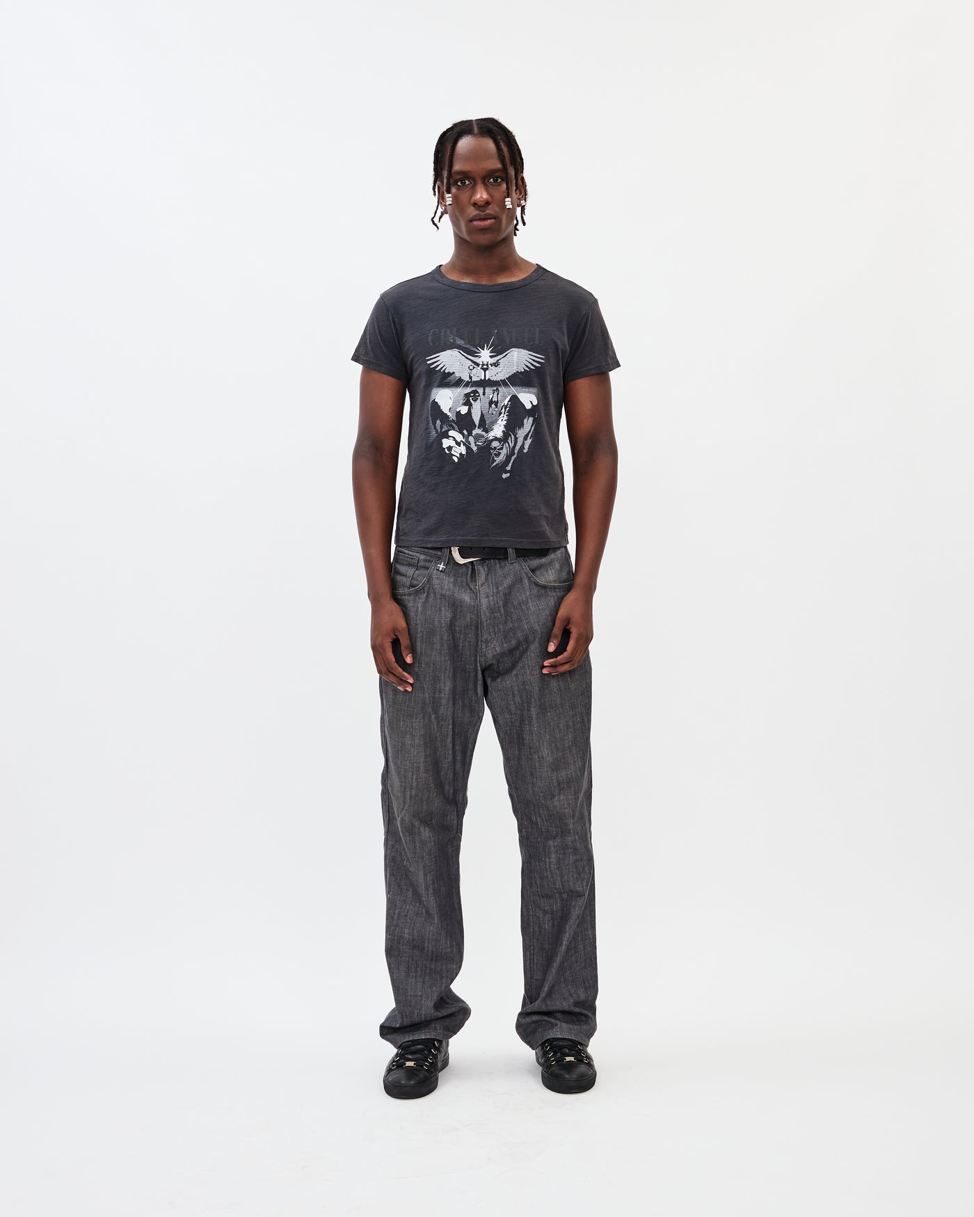 Cruel Angel Heritage Tee / Washed Grey