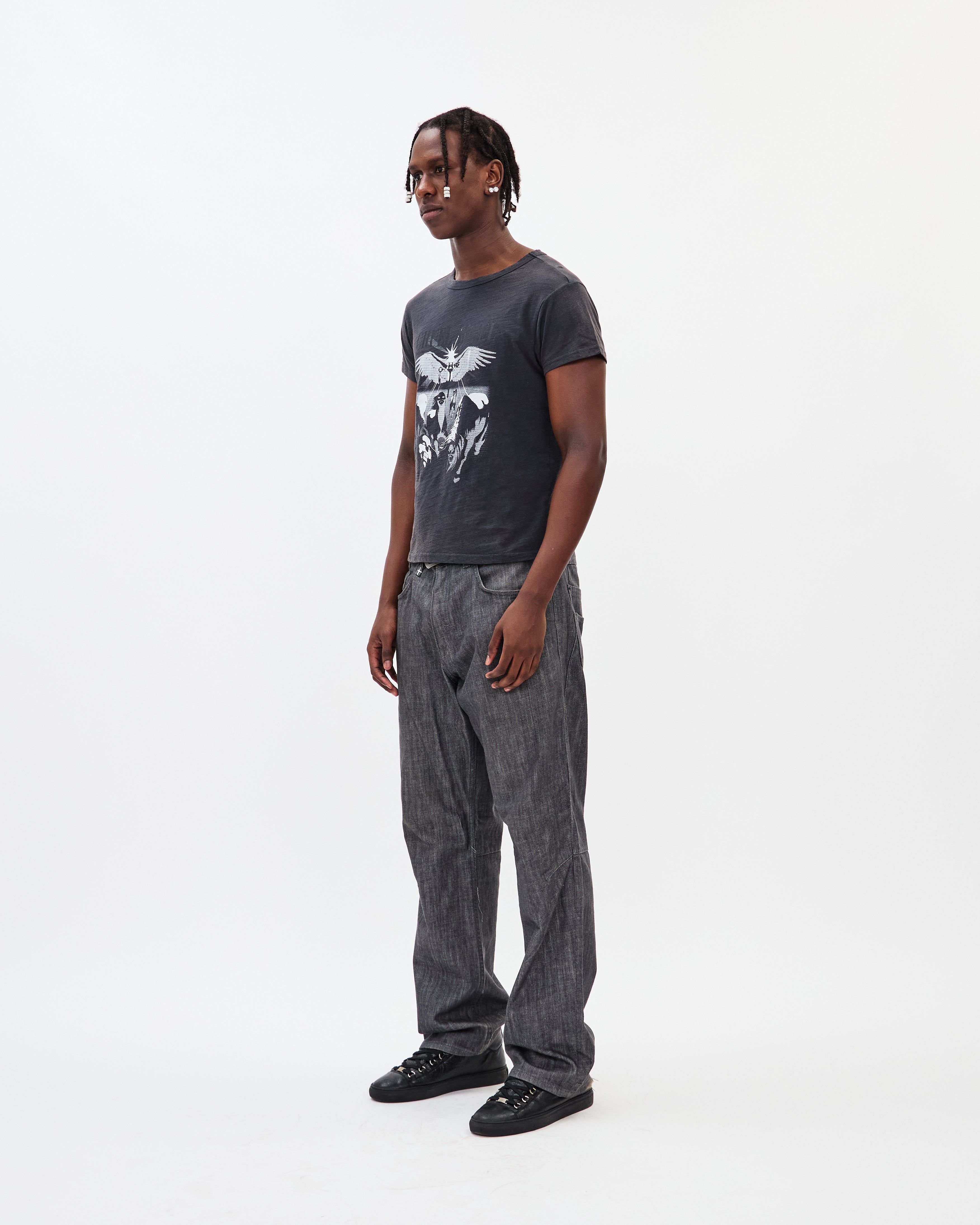 Cruel Angel Classic Tee / Washed Grey-3