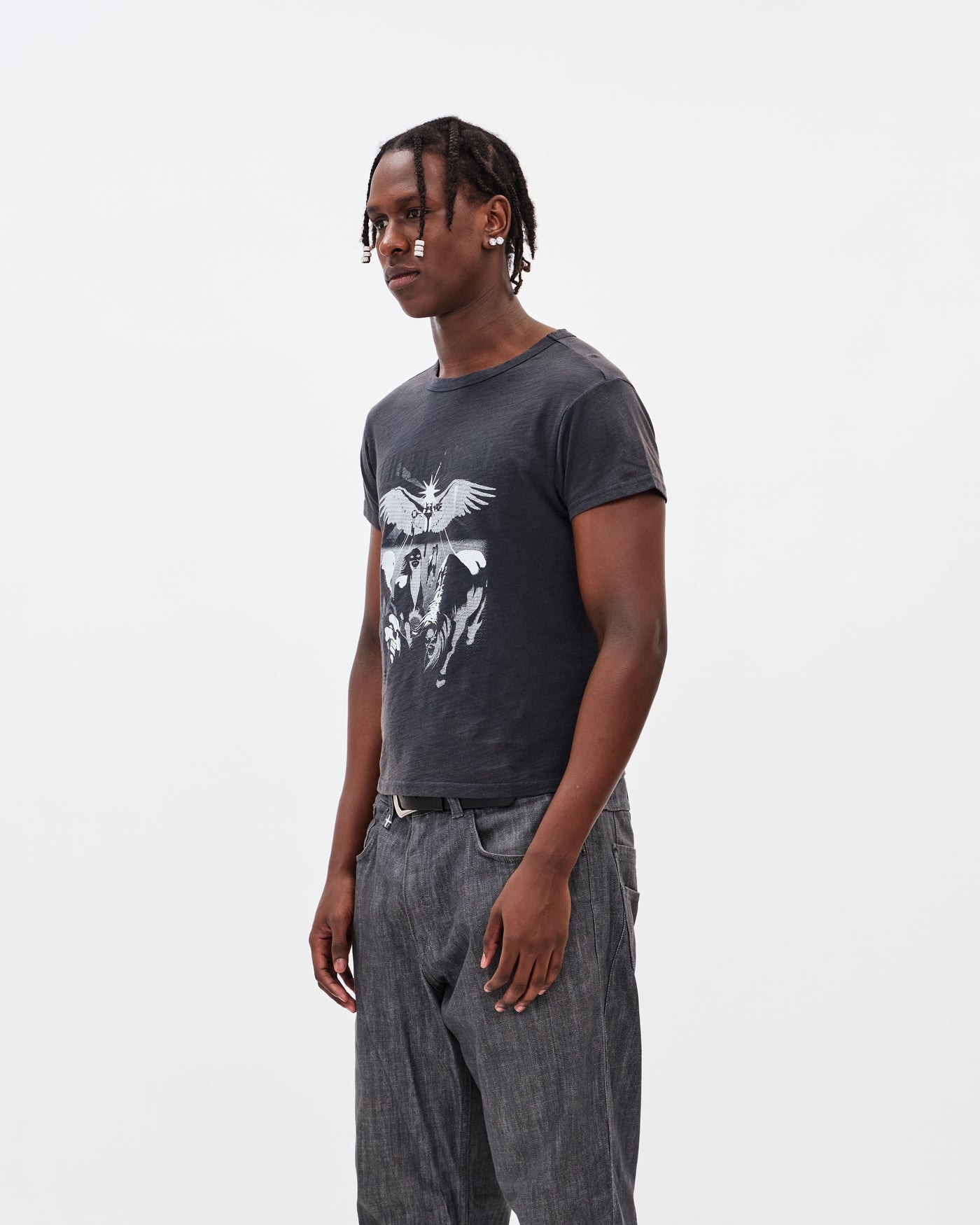 Cruel Angel Heritage Tee / Washed Grey