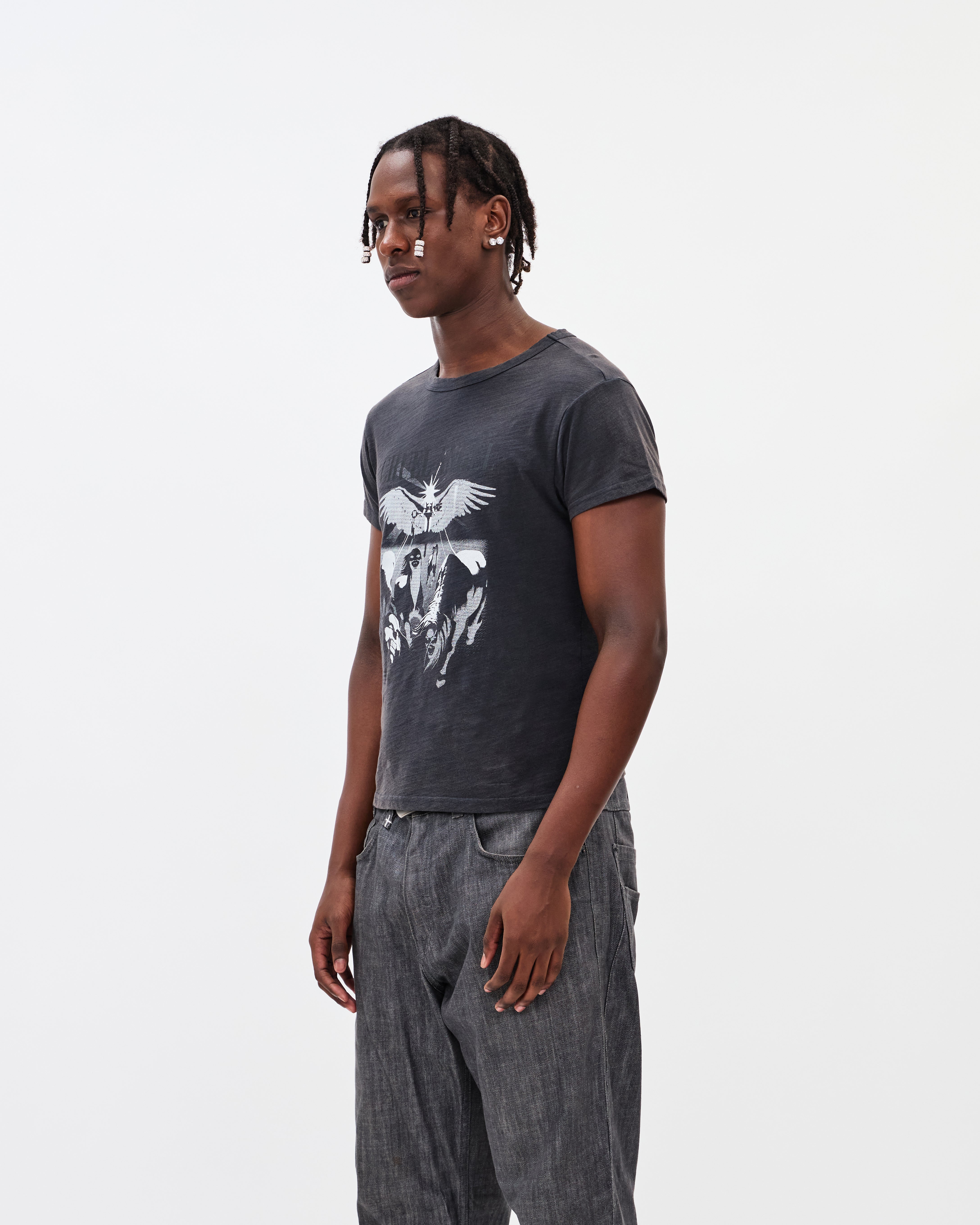 Cruel Angel Classic Tee / Washed Grey-6
