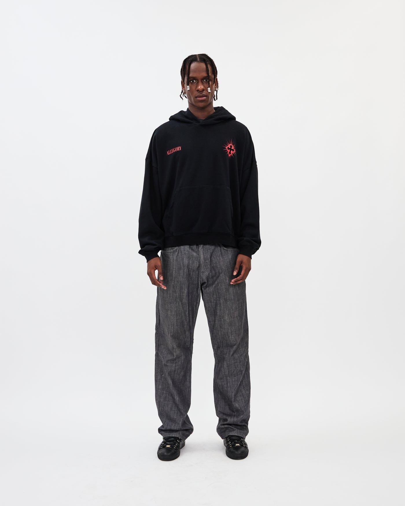 The Seven Bowls Hoodie / Black