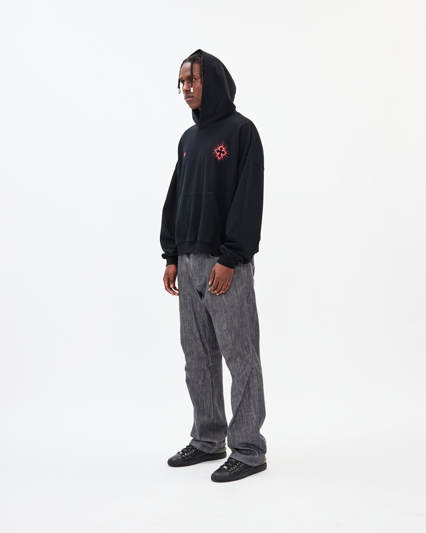 The Seven Bowls Hoodie / Black