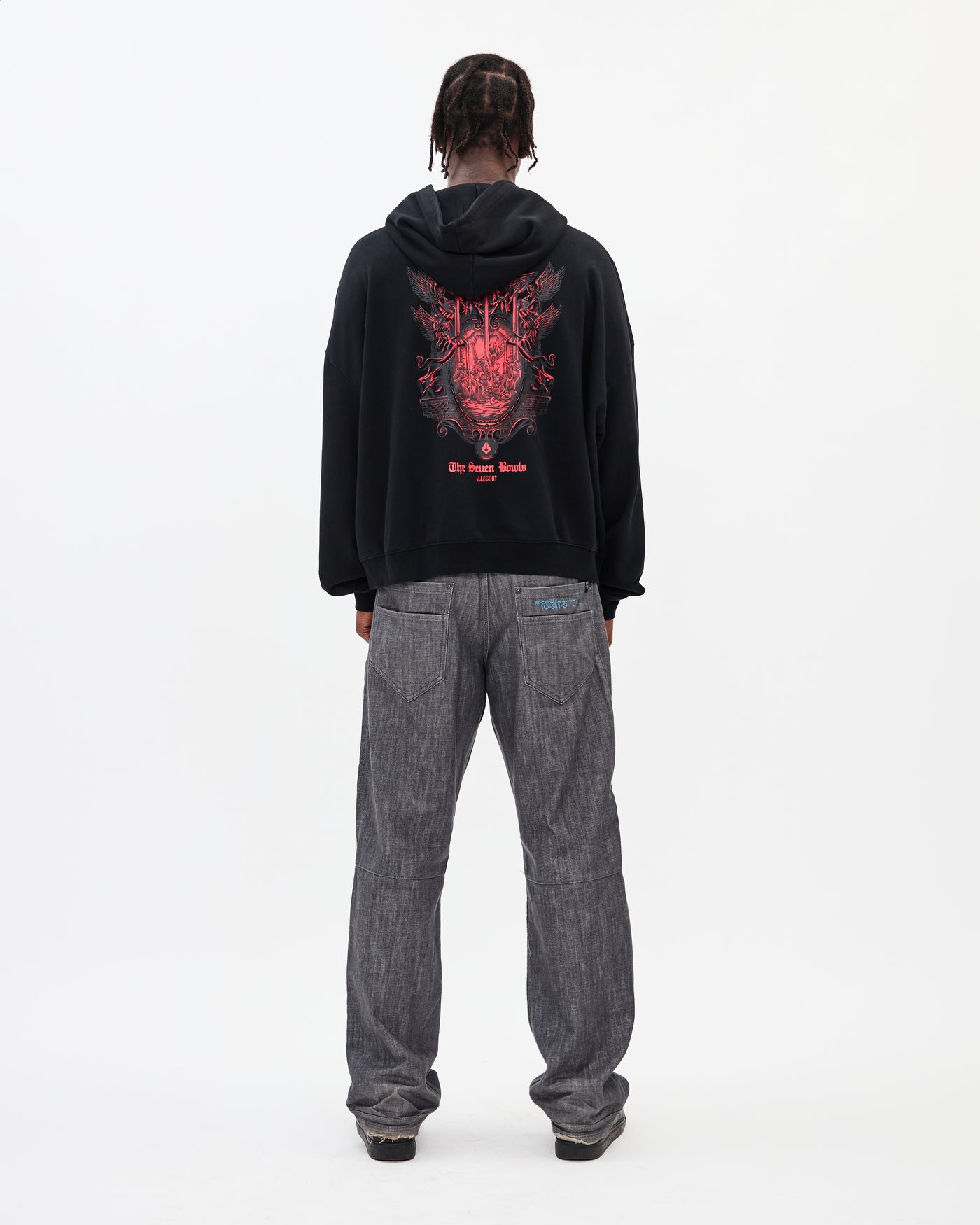 The Seven Bowls Hoodie / Black