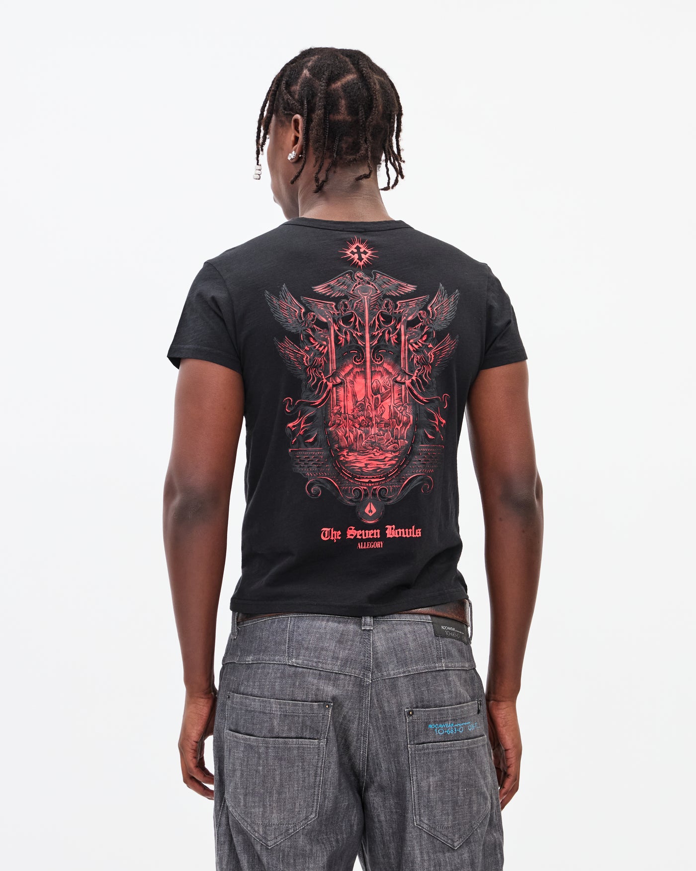 Seven Bowls Heritage Tee / Black