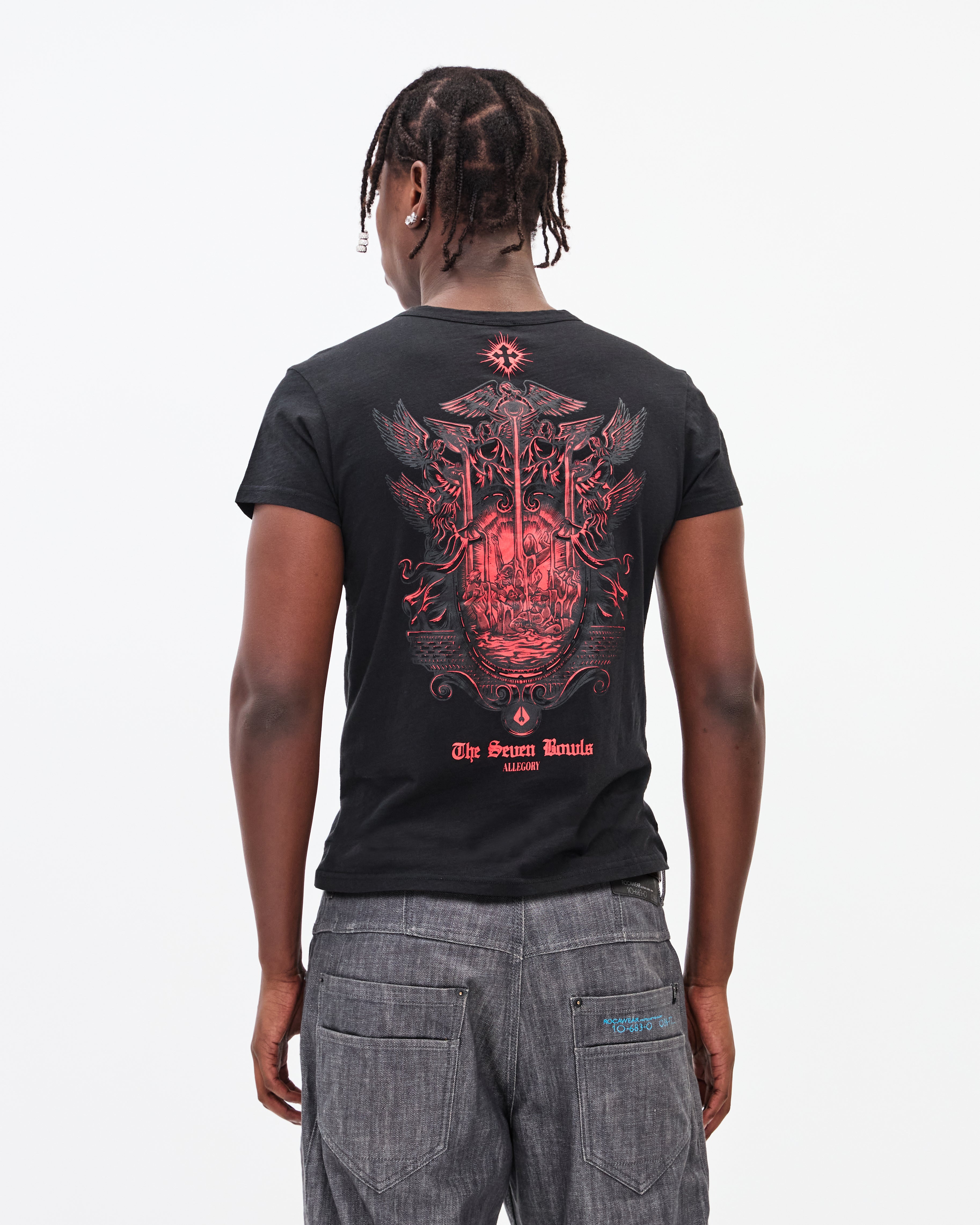 Seven Bowls Classic Tee / Black-8