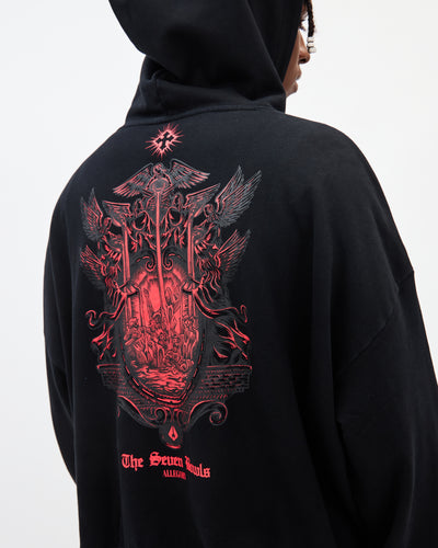 The Seven Bowls Hoodie / Black