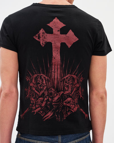 The Cross Heritage Tee / Black