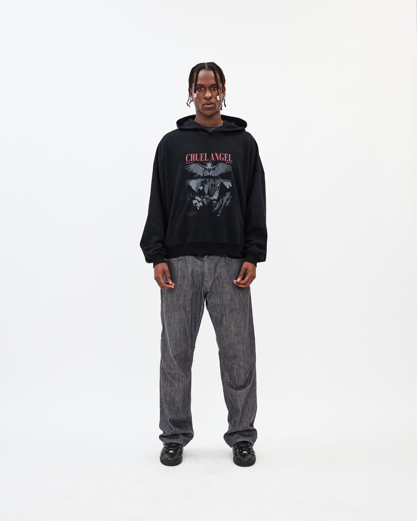 Cruel Angel Hoodie / Black