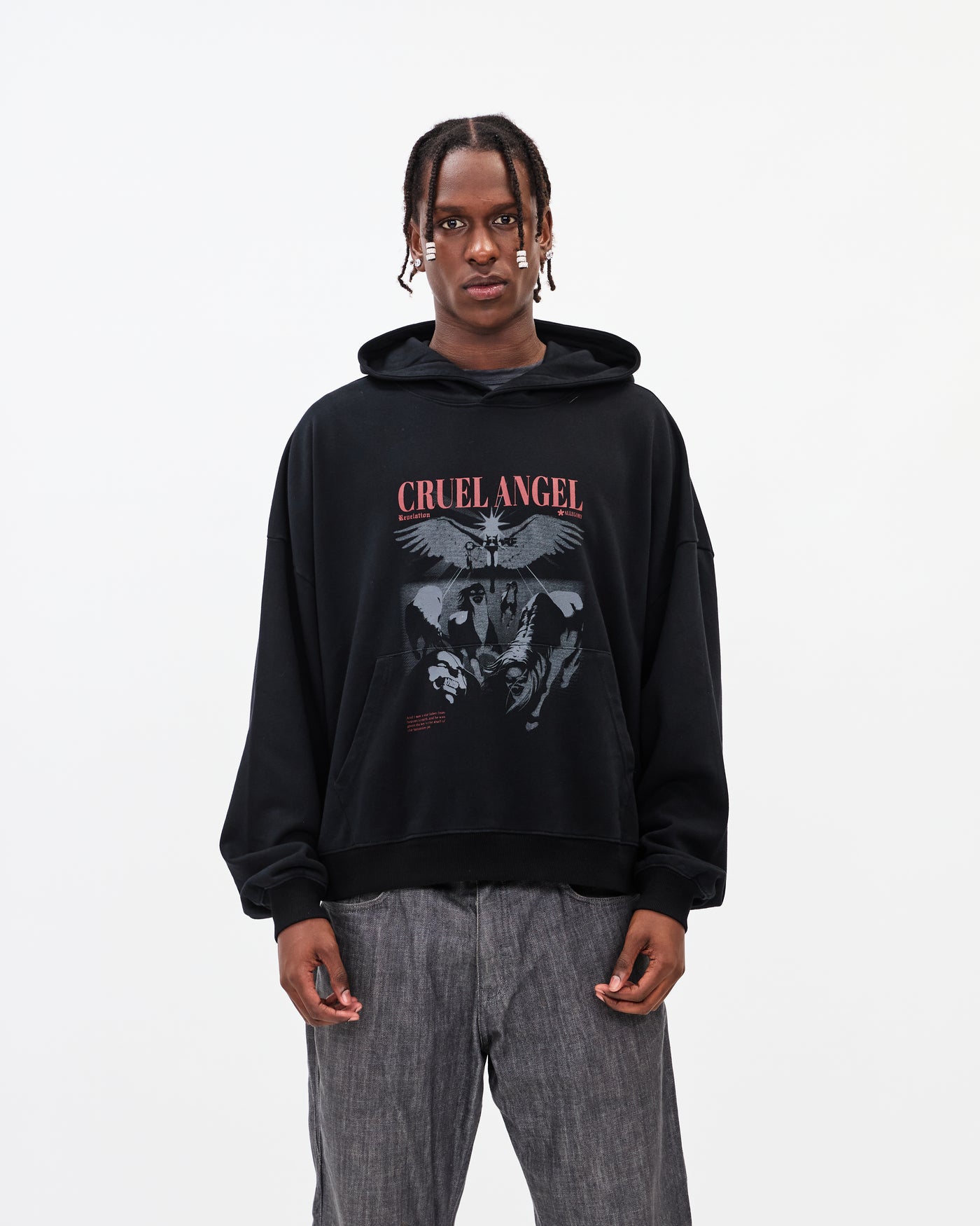 Cruel Angel Hoodie / Black