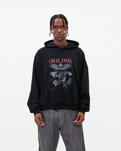 Cruel Angel Hoodie / Black