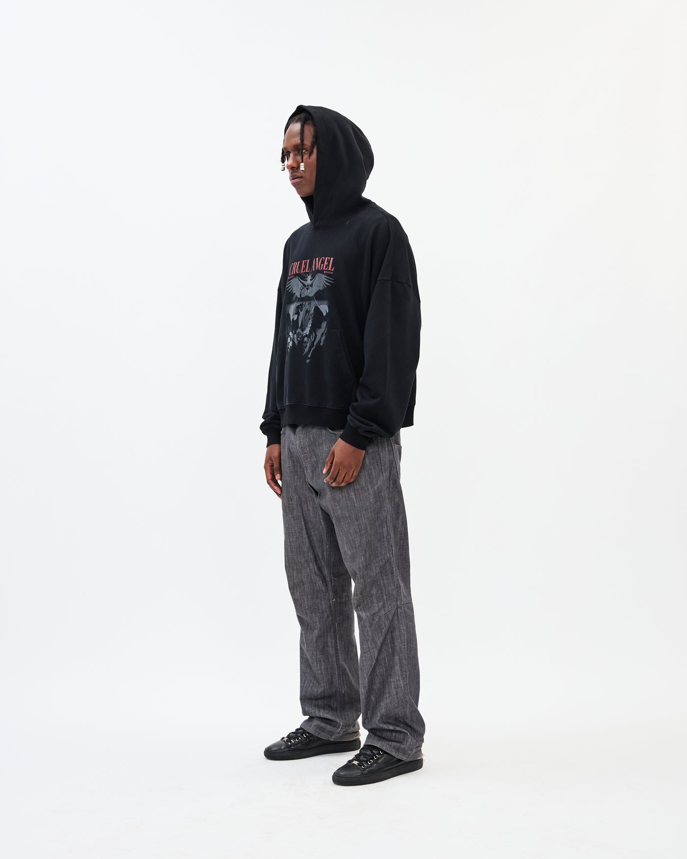 Cruel Angel Hoodie / Black