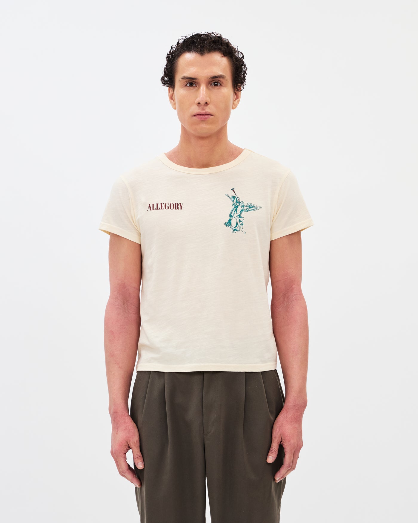 Seven Trumpets Heritage Tee / Creme