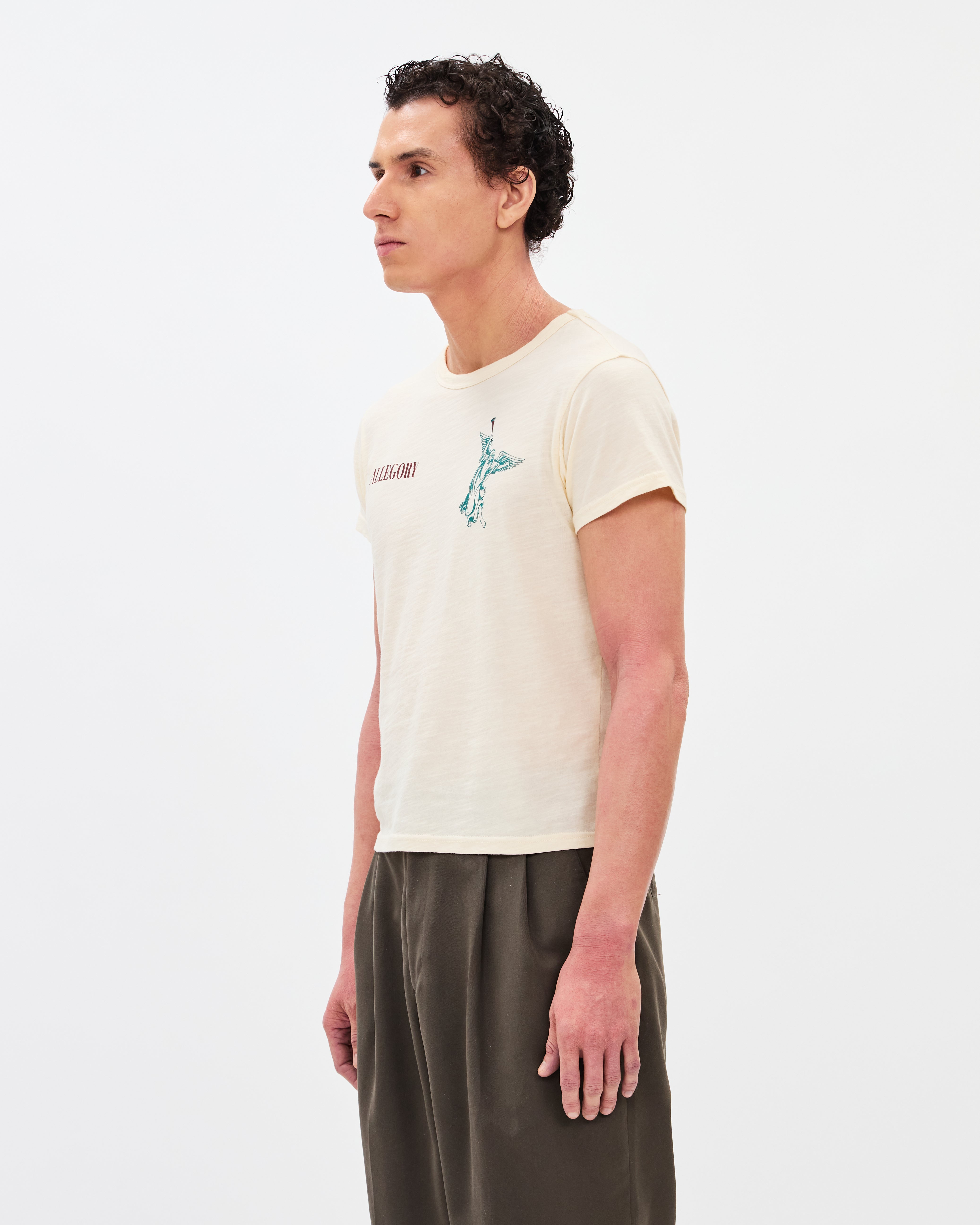 Seven Trumpets Classic Tee / Creme-7