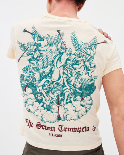 Seven Trumpets Heritage Tee / Creme