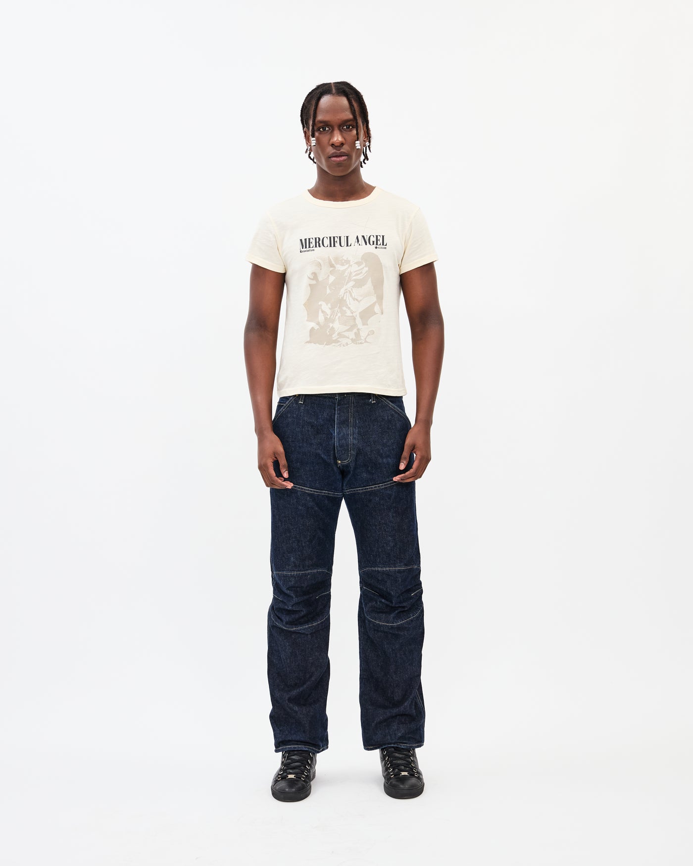 Merciful Angel Heritage Tee / Creme