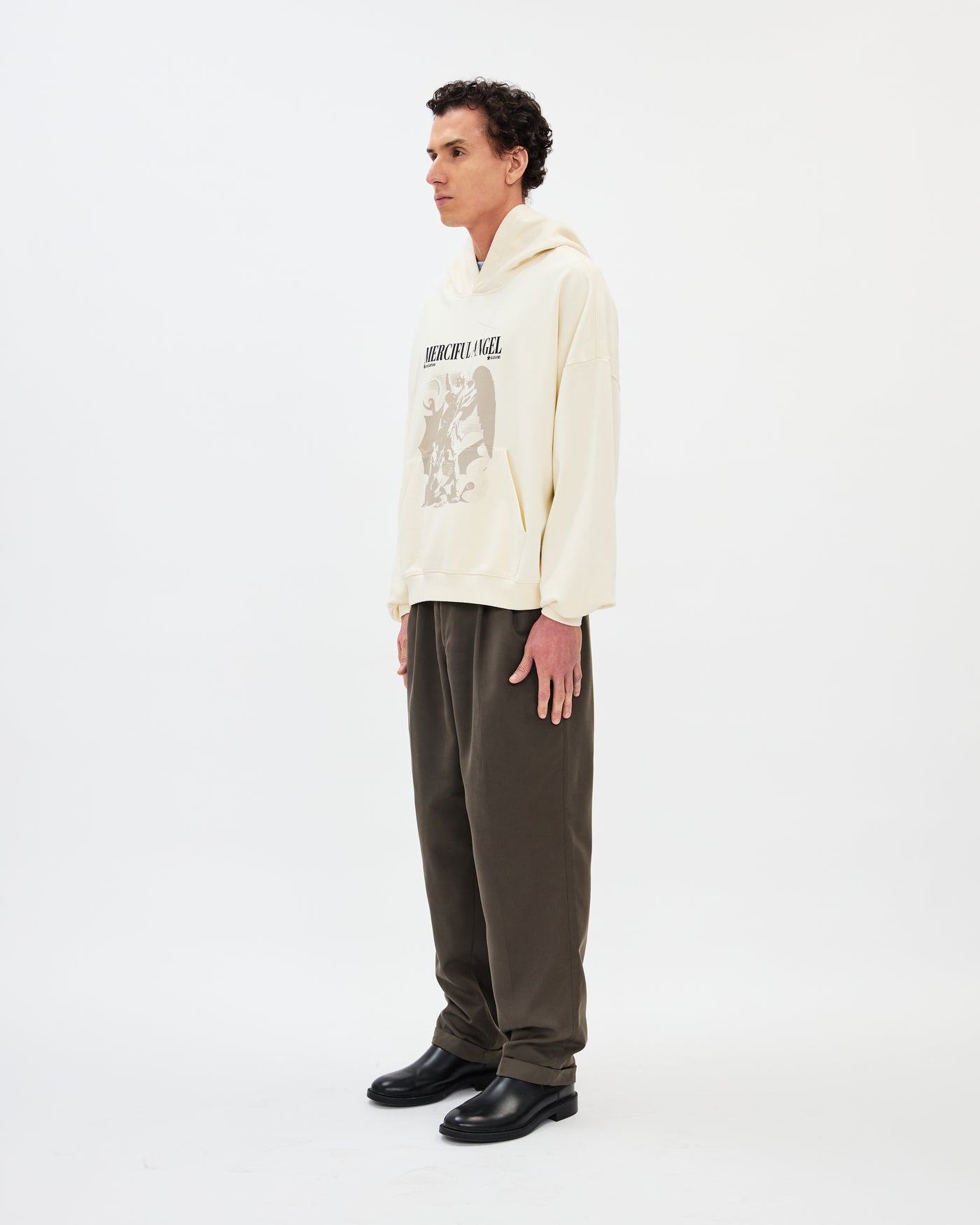 Merciful Angel Hoodie / Creme