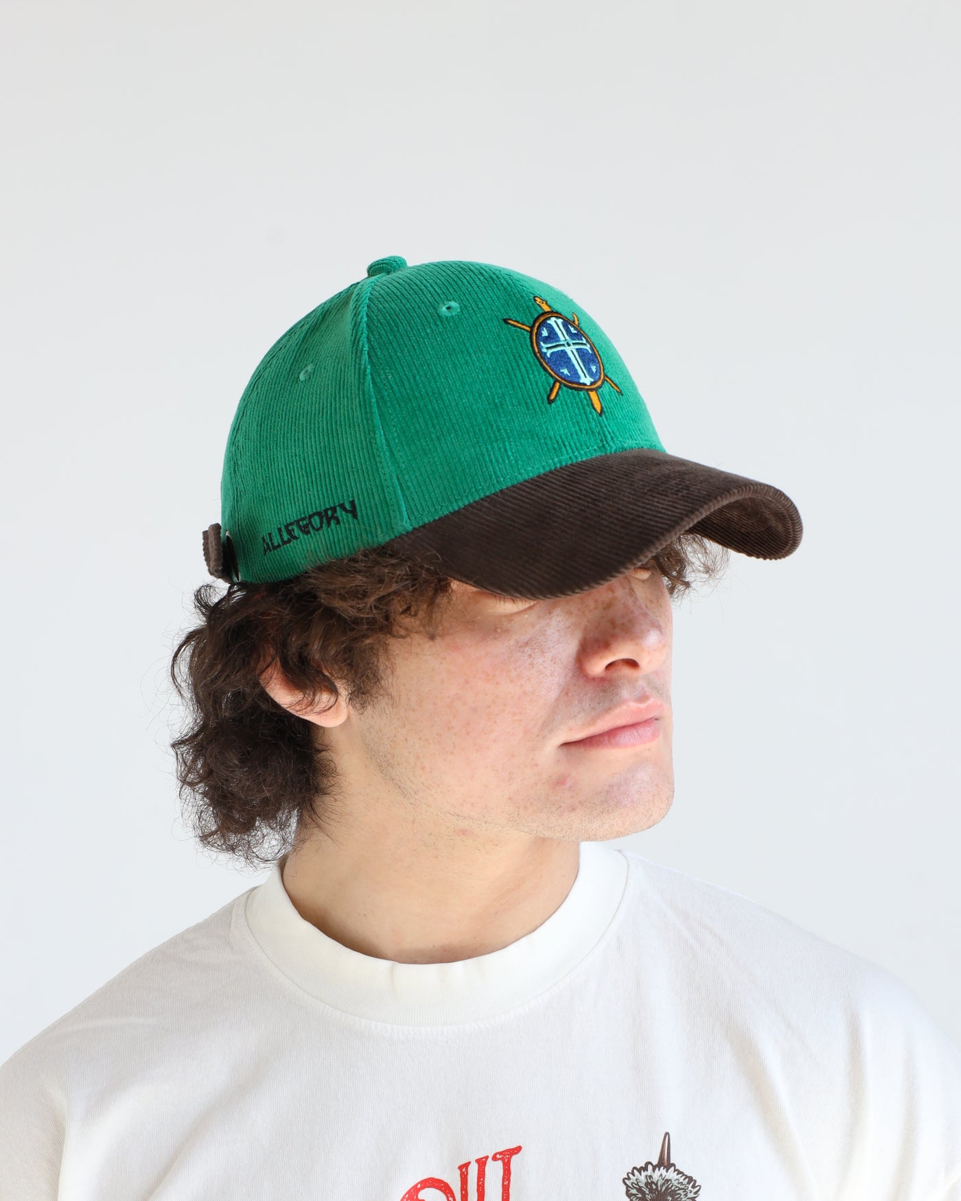 Paladin's Necklace Premium Corduroy Hat / Emerald Green / Brown