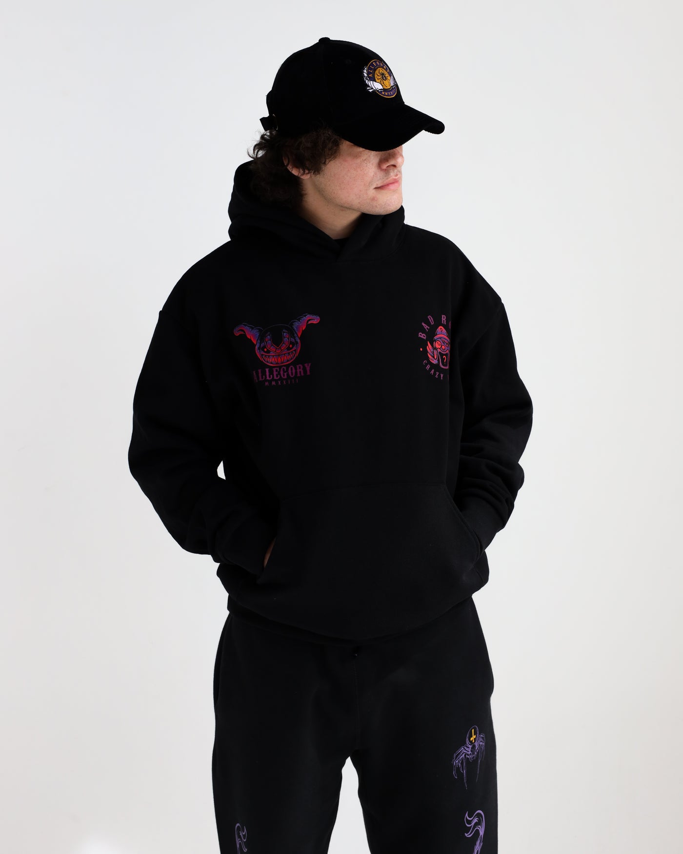 Bad Roll Hoodie / Black